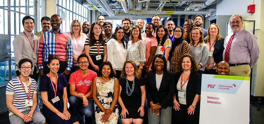 Participants from the 2019 D-Lab Professional Education course, Inclusiive Innovation: Designing for a Better World. Photo: MIT D-Lab