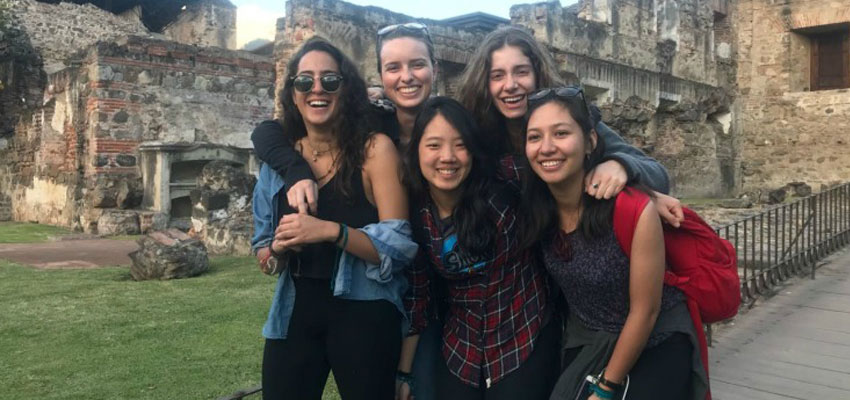 Team Guatemala on a weekend trip to Antigua, Guatemala. Missing: Team Leader Charlotte Fagan 