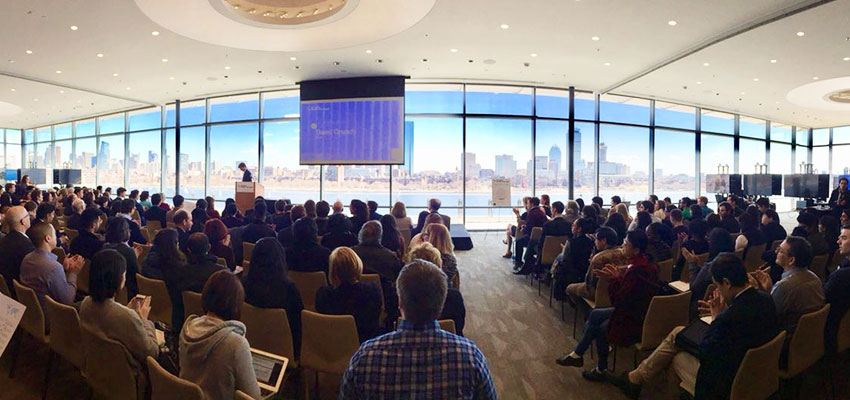 The MIT IDEAS Global Challenge (co-founded by Amy Smith) in action, with the picturesque Charles river as backdrop (one of the many components of our immersion in the Boston innovation ecosystem).