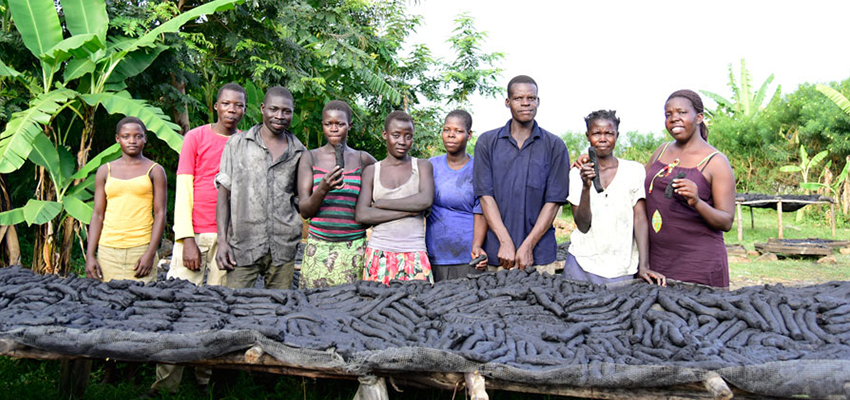 Betty Ikalany (right) CEO of Alternative Energy Saving Technologies, Soroti, Uganda.