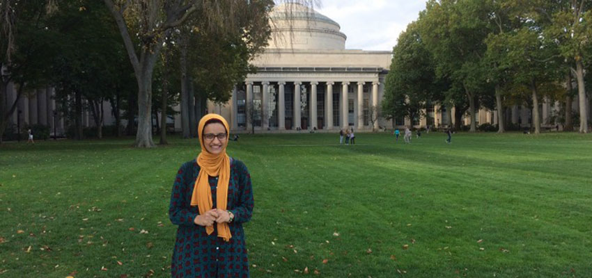 MIT Water Innovator-in-Residence Sahar Abdelhakim gets to know the MIT campus!