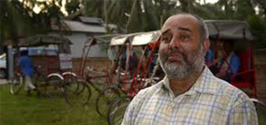 Rickshaw Bank founder, Dr. Pradip Sarmah. Photo: The Optimist Citizen