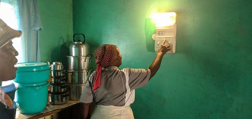OnePower is building networks of minigrids powered by solar energy to bring electricity to rural regions of Lesotho. Credits: Image: Courtesy of OnePower 