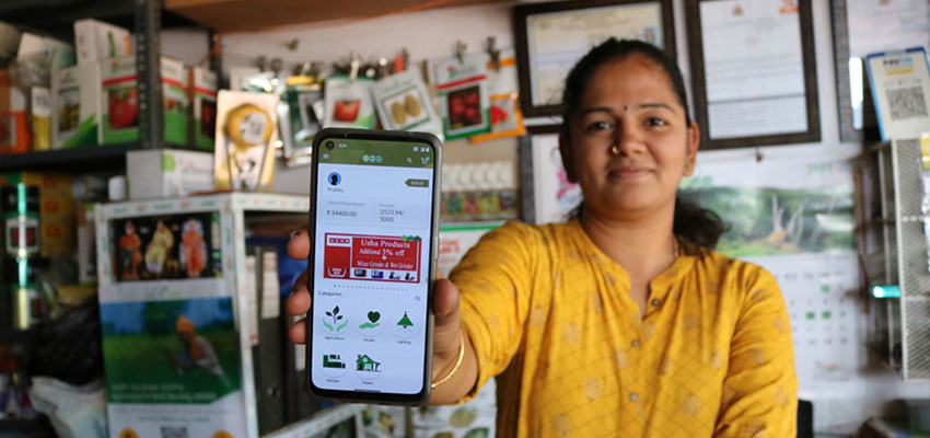 The MIT spinout Essmart has partnered with local retail shops in rural India to create a supply chain that helps innovative products reach consumers in low-resource setting. Credits: Courtesy of Essmart 