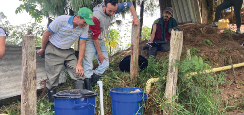 An existing biological wastewater treatment system in Colombia. Photo: Courtesy Diversa