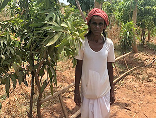 Mundavada Ter Sing, a farmer from Mahisagar