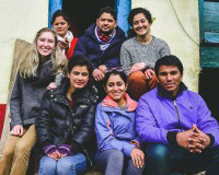 The MIT D-Lab team and local university student translators. 