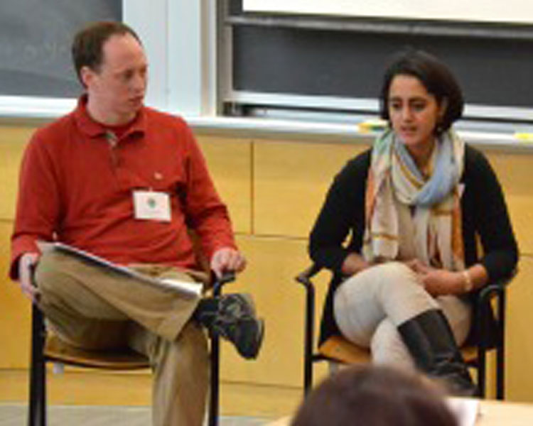 (l-r) Eric Verploegen of MIT D-Lab and Zehra Ali of Ghonsla