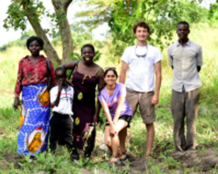 The AEST and D-Lab team during a village visit.