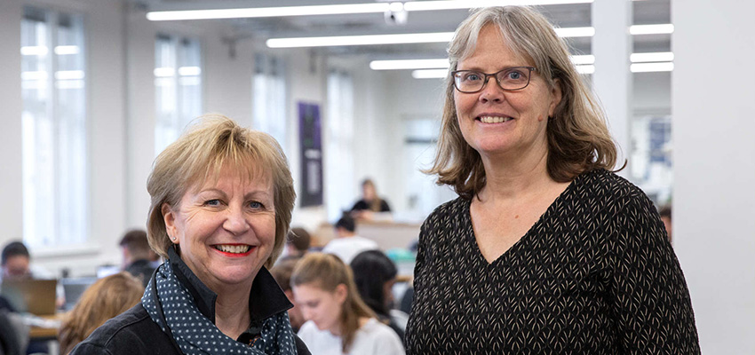 MIT's Amy Smith met with Imperial's Vice President (International) Maggie Dallman