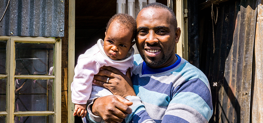 George Mburu and his aunt each own seven structures in Nairobi’s Kawangware settlement.