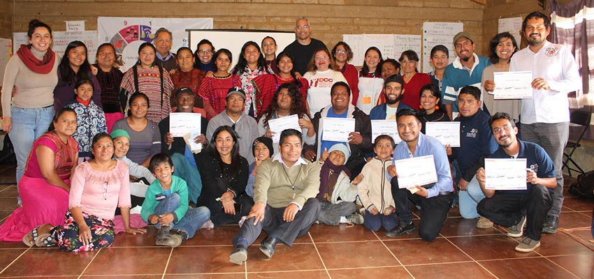 Final Ceremony at FIEC 2019, an Innovation and Entrepreneurship Forum with participants from the communities of Lagunas, Yosoyuxi, El Zapotalito, San Mateo del Mar and Suchilquitongo.