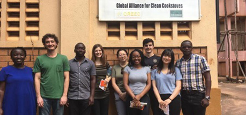 D-Lab Team with research scientists at CREEC. Kampala, Uganda 2019