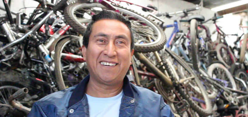 Carlos Marroquin, founder, Bici-Tec (Guatemala). 