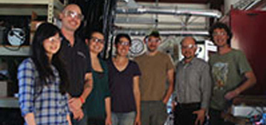 (From right) D-Lab's Dan Sweeney and Rich Fletcher with researchers from MIT and Berkeley