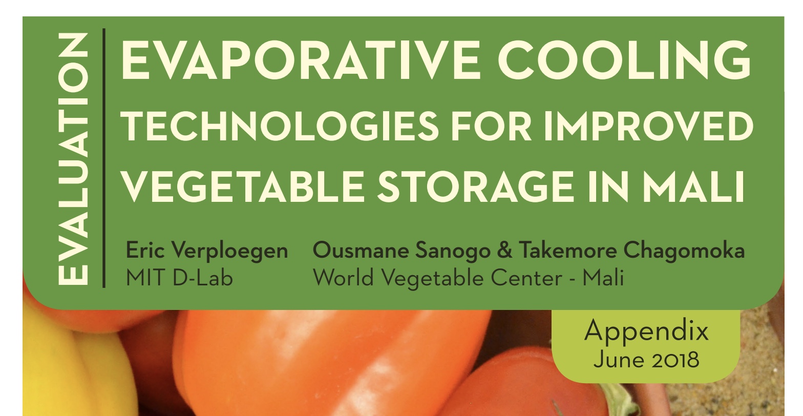 Evaporative Cooling Technologies For Improved Vegetable