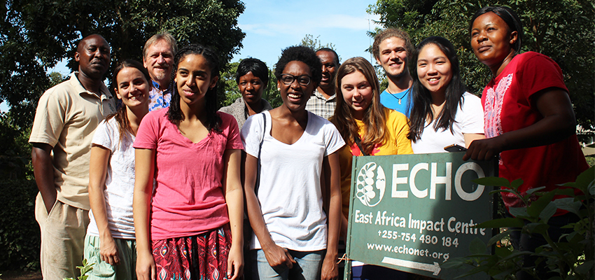 MIT D-Lab students working with ECHO (East Africa Impact Center), Tanzania, 2016.