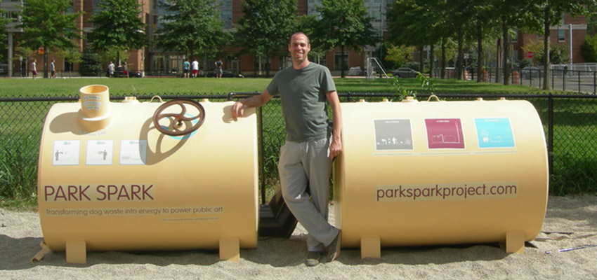 Matthew Mazzotta and his Park Spark project.