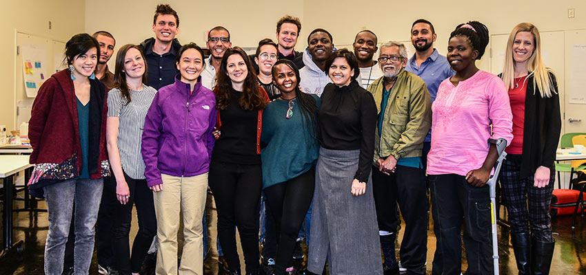 A group of MIT D-Lab Scale-Ups fellows at a 2019 retreat. Photo: MIT D-Lab