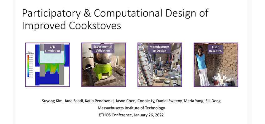 ETHOS Conference 2022 | Participatory & Computational Design of Improved Cookstoves