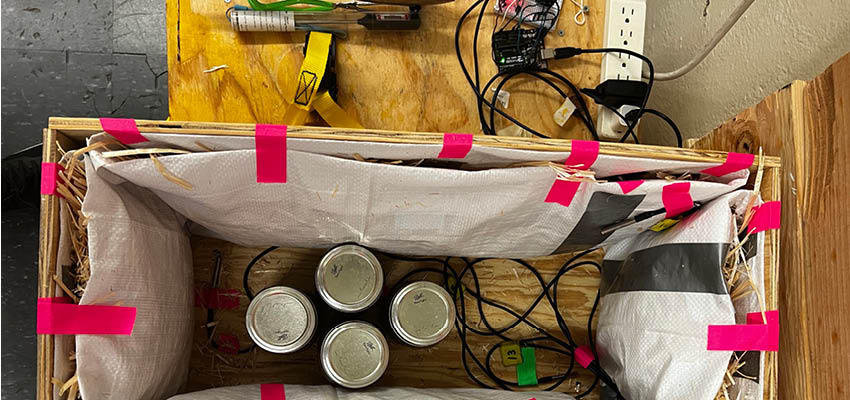 Battery materials test. Photo: Courtesy MIT D-Lab