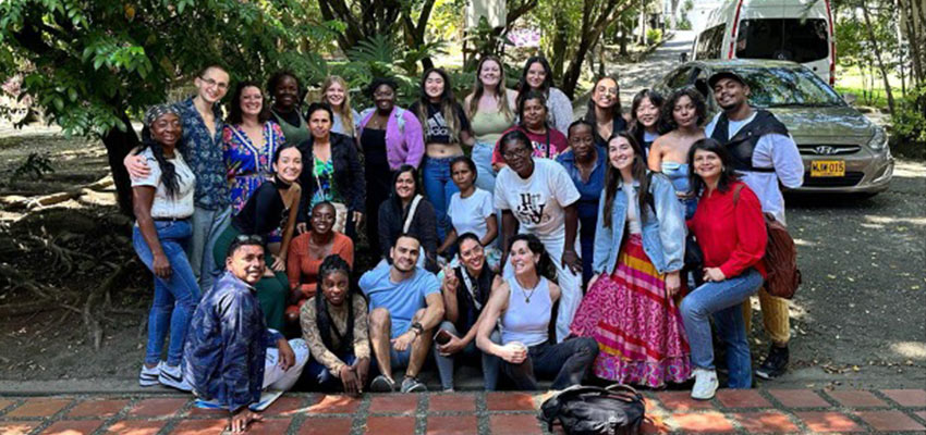 D-Lab students and MMUC members get together at the end of the multi-day conference for celebration, goodbyes, and a photo. Photo: Courtesy MIT D-Lab