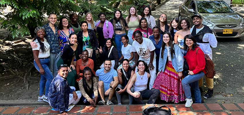 D-Lab students and MMUC members get together at the end of the multi-day conference for celebration, goodbyes, and a photo. Photo: Courtesy MIT D-Lab