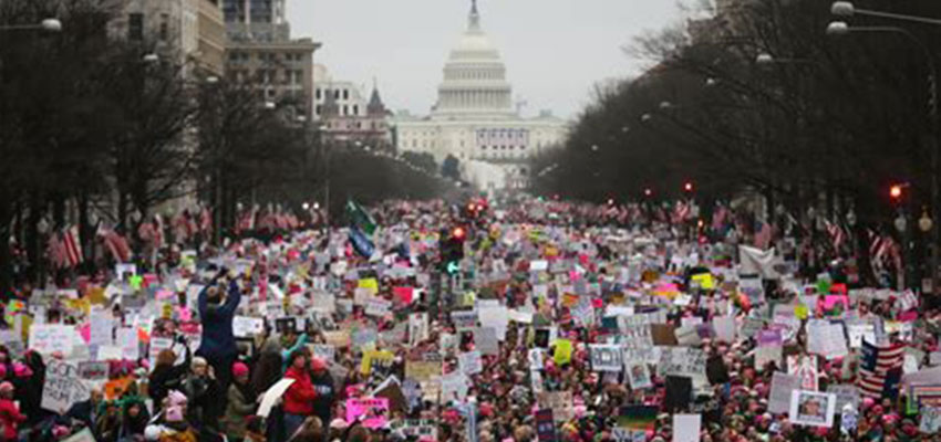 Women's March, 2017. Photo: Ecoworld Reactor