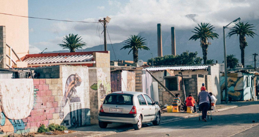 Street art in Cape Town’s Langa township. Photo: Tayla Gentle