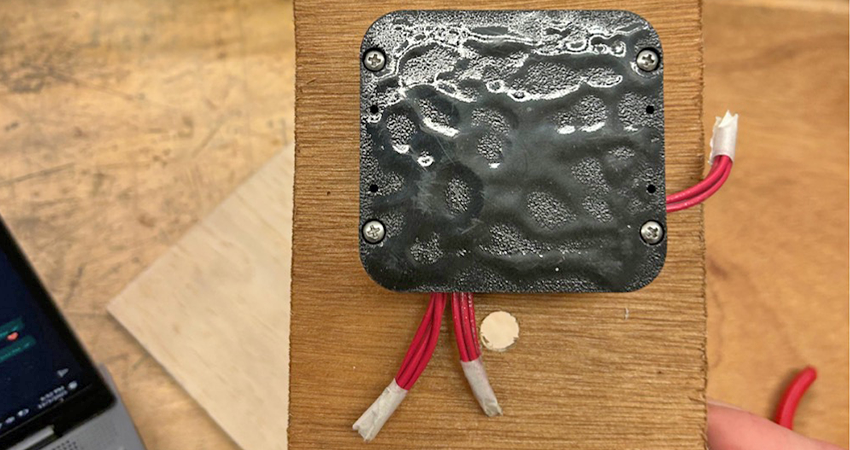 	Final Smart Nuti 3D-printed enclosure with weatherproofing. Photo: Courtesy MIT D-Lab