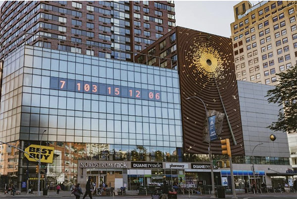 The world’s first climate clock was unveiled in Union Square, New York City, the inspiration of artists, Andrew Boyd and Gan Golan. Jeenah Moon/NYT