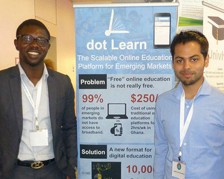 Tunde Alawaode & Sam Bhattacharyya of dot Learn.