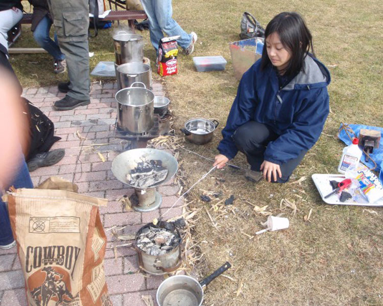 Some of the stoves we tested.