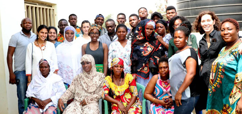 Taken at the end of a workshop with participants from Kpone landfill and partners from WIEGO, Ashesi University & Environment 360.  Photo Credit: Wayne Gakuo