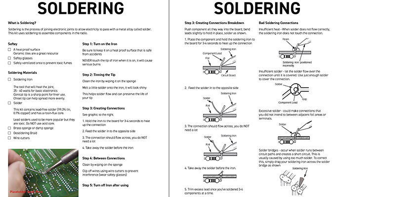 An updated manual page on soldering
